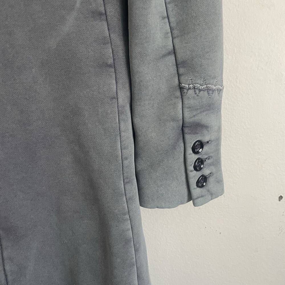 Rerock Nice Two-Tone Distressed Patchwork Coat Ja… - image 6